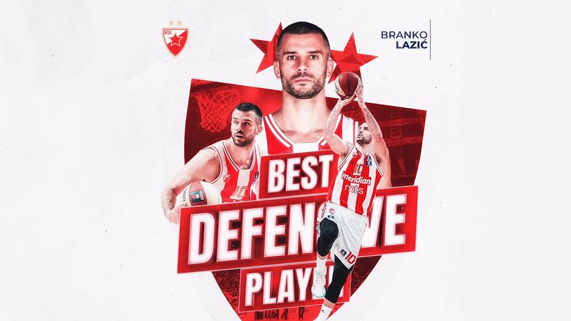 Nije se dovodilo u pitanje: Branko Lazić treći put najbolji defanzivac ABA lige