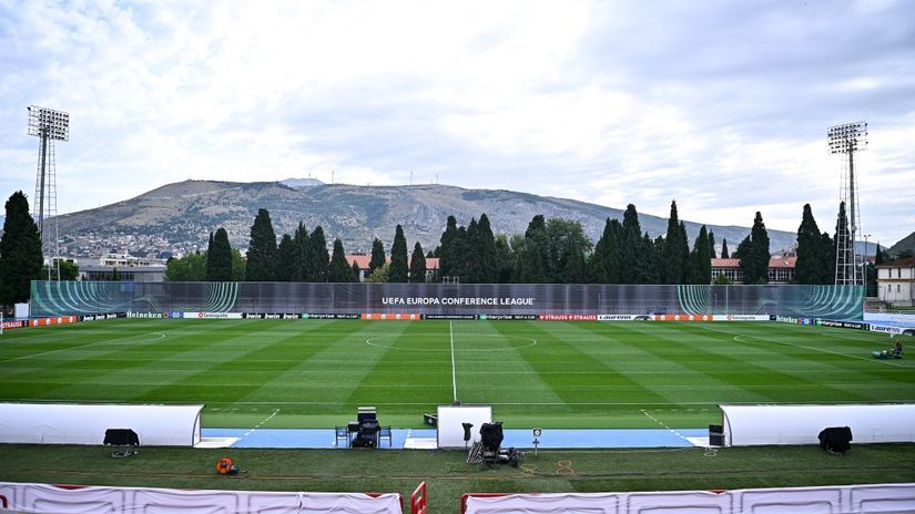 Stadion Zrinjskog pred utakmicu sa AZ-om (©Facebook/Zrinjski Mostar)