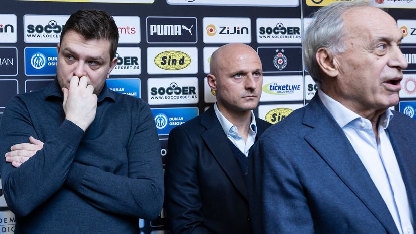 Miloš Vazura, Igor Duljaj i Milorad Vučelić (©Starsport)