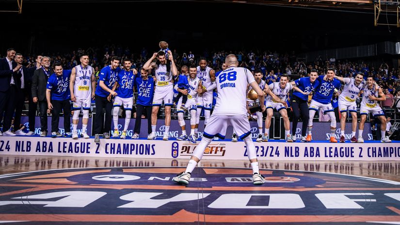 Slavlje košarkaša Spartaka u Dudovoj šumi (©ABA liga - Dragana Stjepanović)