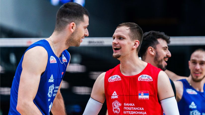 Pavle Perić i Vukašin Ristić (©FIVB)