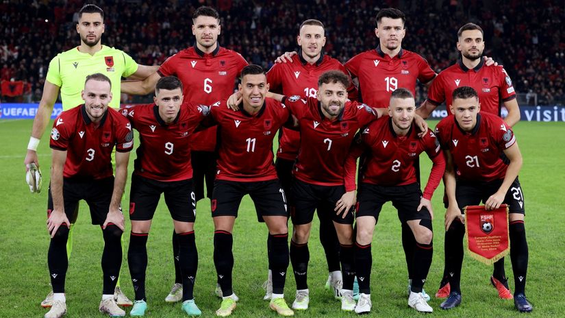 Reprezentativci Albanije (©Reuters)