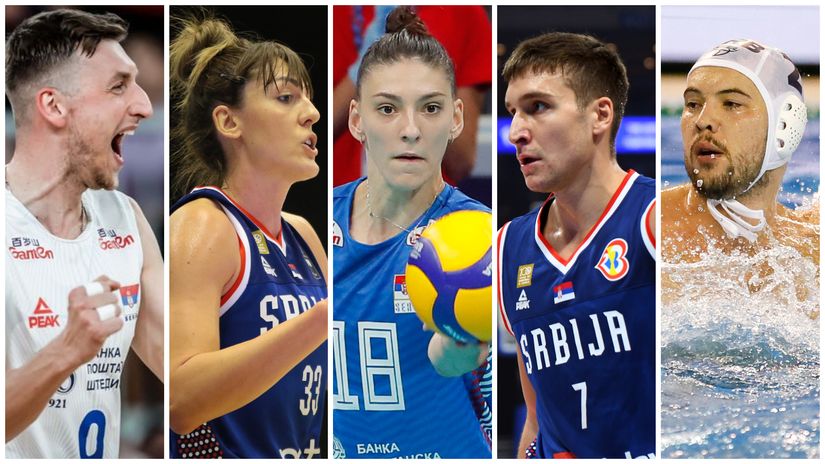 Srpski olimpijci (©MN Press, ©Star Sport, ©FIVB) 