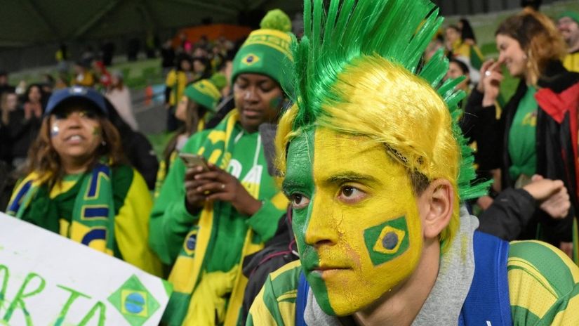 Brazilski navijači (©AFP)