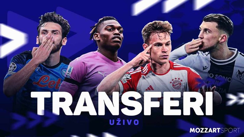 TRANSFERI UŽIVO (sreda, 10. jul)