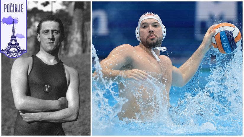 Paolo Radmilović i Dušan Mandić (©European Water Polo Championship 2024)