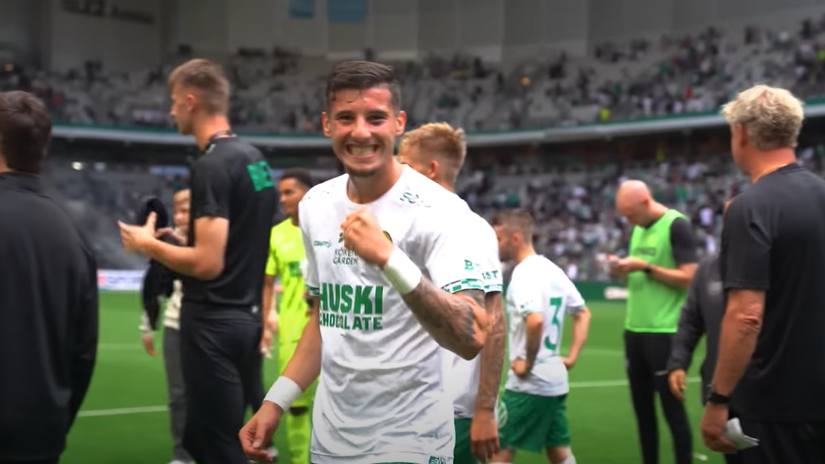 Viktor Đukanović (©YouTube/Hammarby Fotboll)