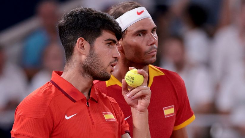 Karlos Alkaras i Rafael Nadal (©Reuters)