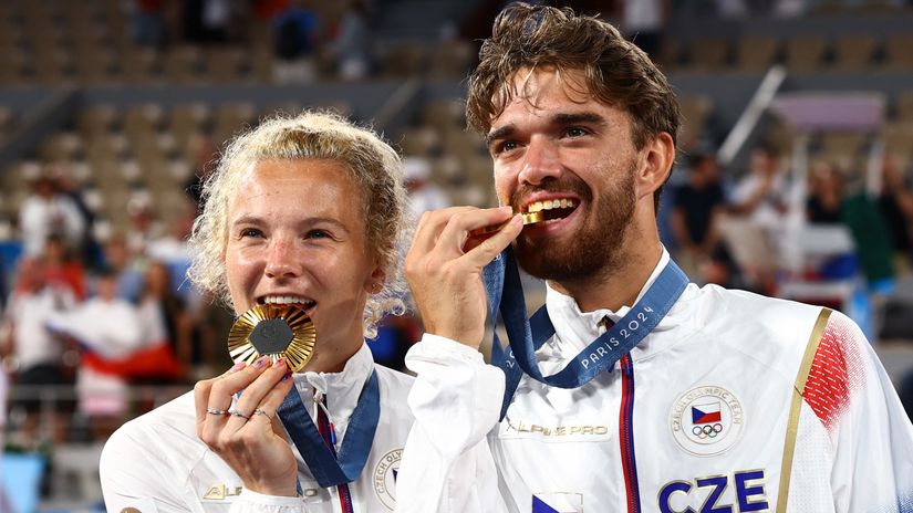 Katerina Siniakova i Tomaš Mahač (Reuters)