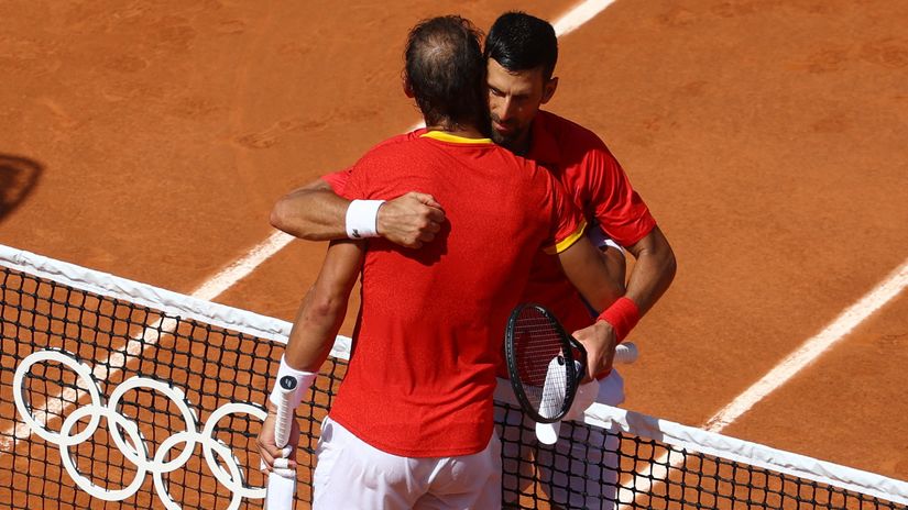 Nadal i Novak na mreži (Reuters)