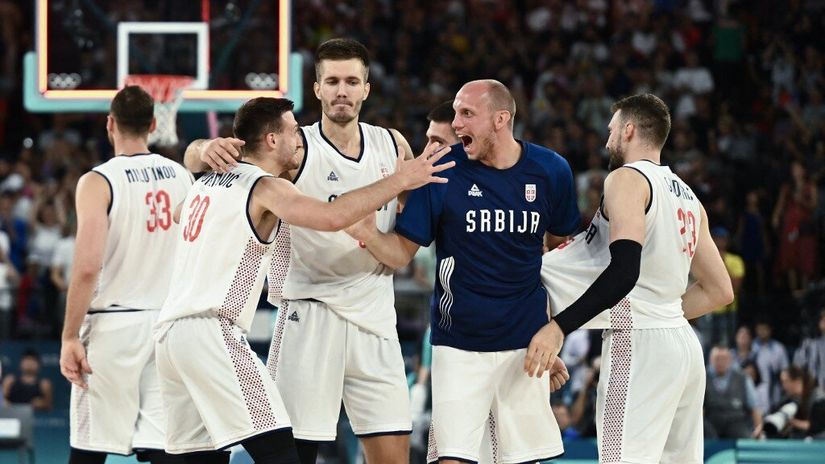 Košarkaši Srbije (©AFP)