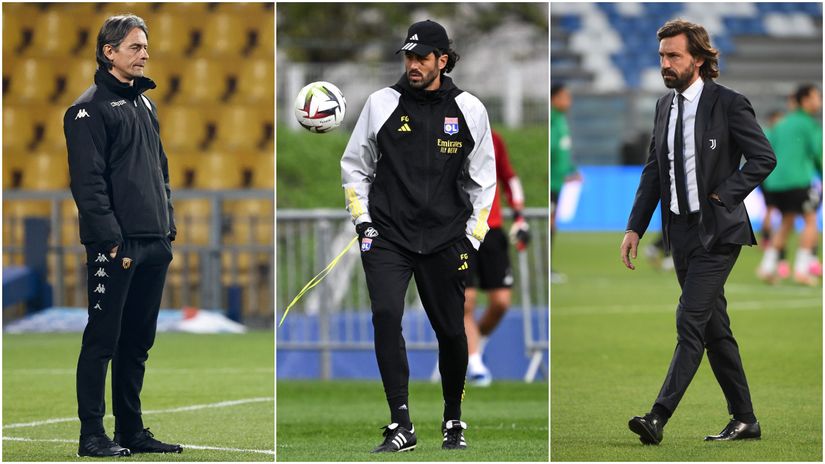 Filipo Inzagi, Fabio Groso i Andrea Pirlo (©Reuters, ©AFP)