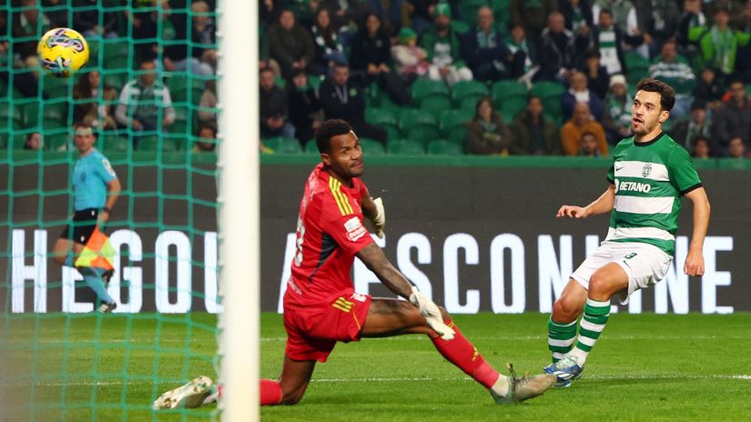 Gol Pedra Gonsalveša (Sporting) protiv Kasa Pije