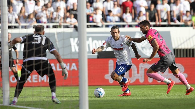 Marko Livaja u prodoru (©HNK Hajduk.hr)