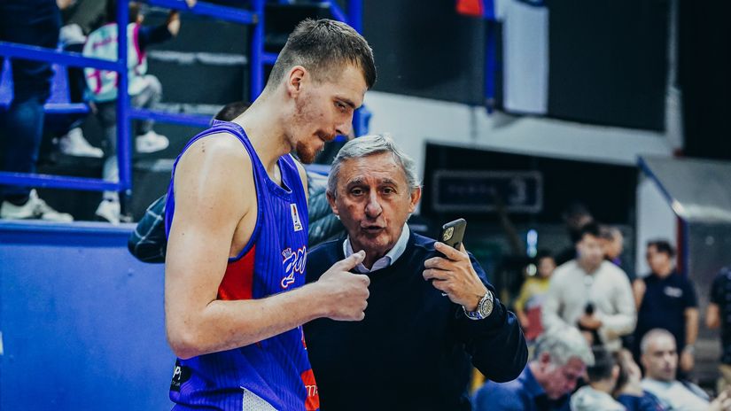 Boriša Simanić i Svetislav Pešić (©ABA liga – Dragana Stjepanović)