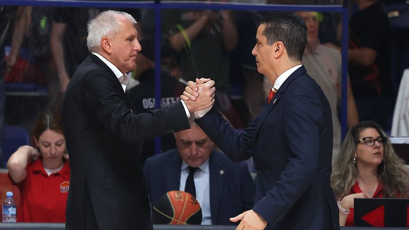 Željko Obradović i Janis Sferopulos (©Star Sport)