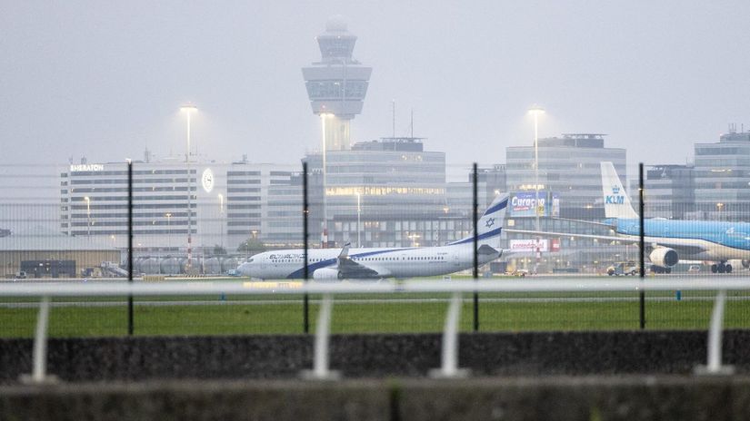 Izraelski avion na Šiphol aerodromu