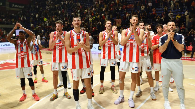 Košarkaši Crvene zvezde (©MN Press)