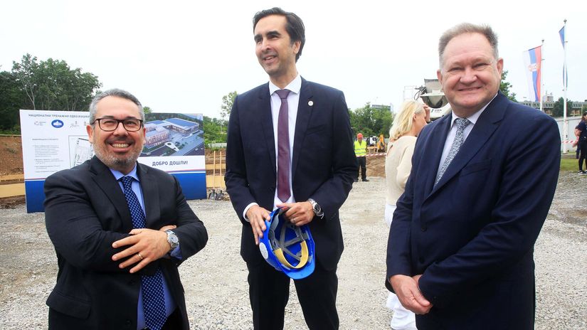 Fabio Azevedo, Đula Mešter i Stiv Taton (© OSS)