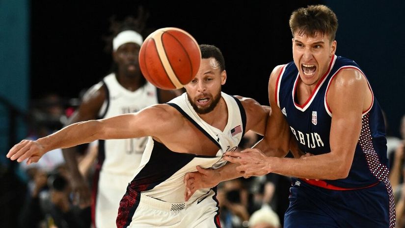 Bogdan Bogdanović i Stef Kari (©AFP)