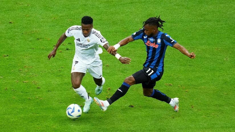 Vinisijus Žunior (Real Madrid) i Ademola Lukman (Atalanta)