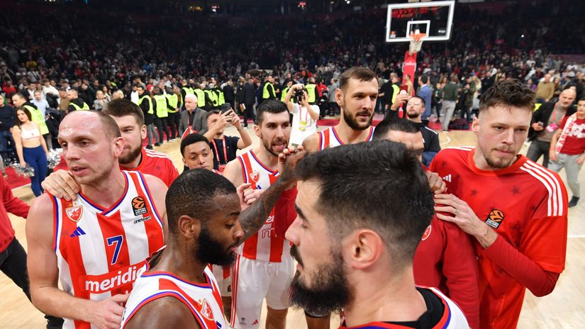 Košarkaši Crvene zvezde (©MN Press)