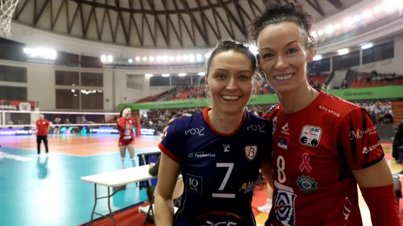 Jelena Blagojević i Danijela Andrić (©CEV)