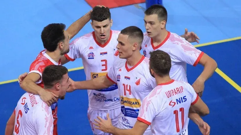 Odbojkaši Vojvodine Mozzart (©Odbojkaški savez Srbije)