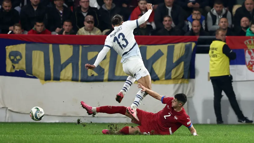 Kosta Nedeljković u dresu reprezentacije Srbije (©Reuters)