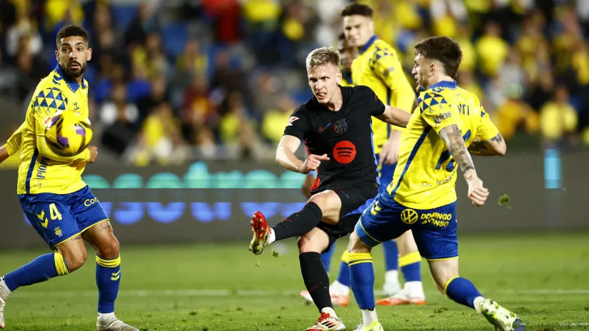 Dani Olmo postiže gol (Reuters)