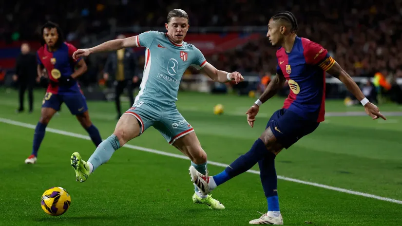 Konor Galager (Atletiko Madrid) i Rafinja (Barselona)