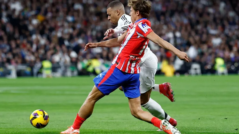 Kilijan Embape (Real Madrid) i Markos Ljorente (Atletiko Madrid)