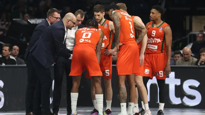 Košarkaši Cedevite Olimpije (©MN Press)