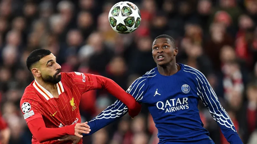 Mohamed Salah i Nuno Mendeš (©Reuters)