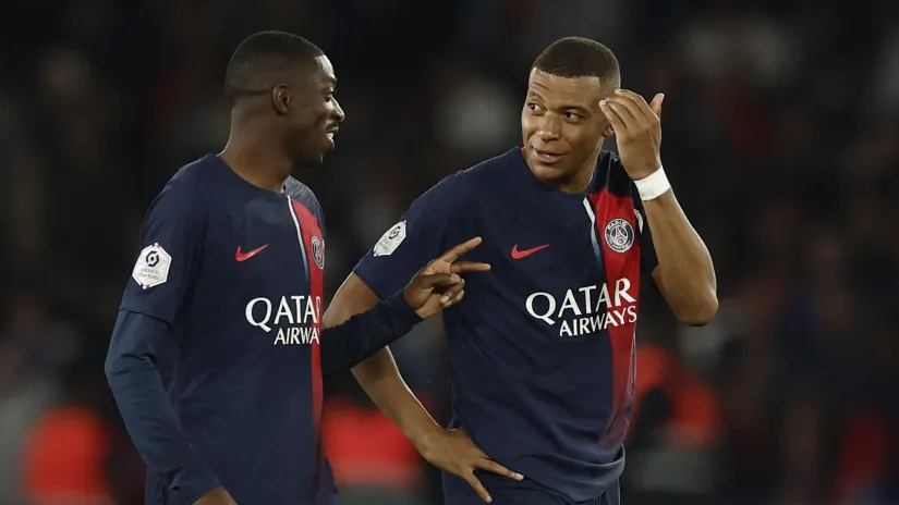 Usman Dembele i Klijan Embape (Reuters)