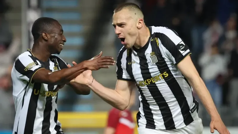 Nikola Štulić proslavlja gol (©Reuters)