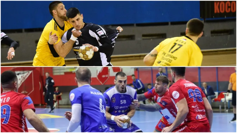 Nikola Crnoglavac i Milan Dakić u duelima sa Pančevcima, odnosno Novosađanima (©srl.rs)