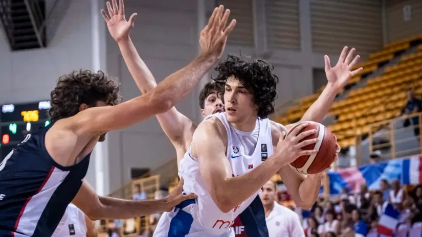 Detalj sa meča (FIBA basketball)