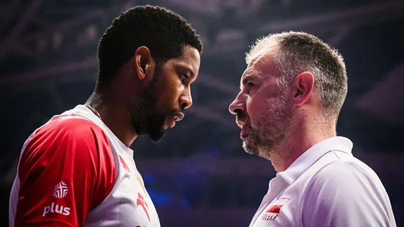 Vilfredo Leon i Nikola Grbić (©FIVB)