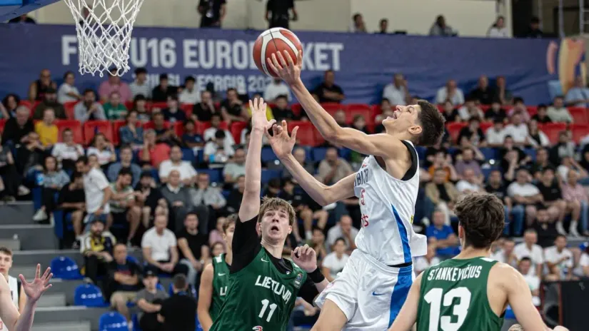Detalj sa meča (FIBA basketball)