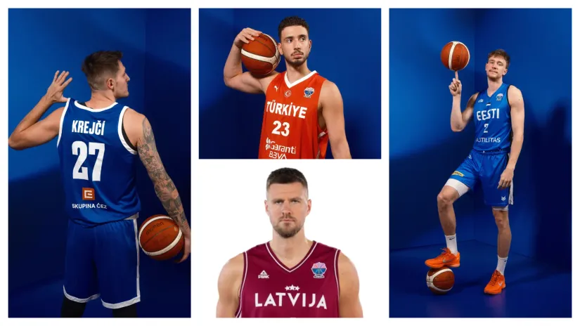Krejči, Porzingis, Šengun, Rajeste (©FIBA Basketball)