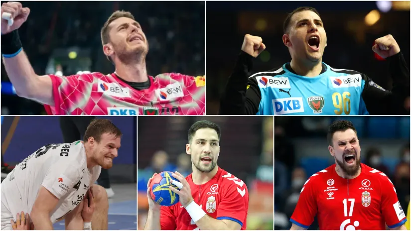 Mijajlo Marsenić, Dejan Milosavljev, Dragan Pešmalbek, Lazar Kukić i Bogdan Radivojević (©Guliver image, ©Reuters, ©Starsport)