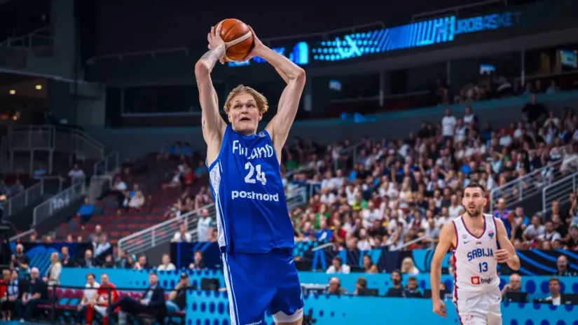 Mika Murinen protiv Srbije (©FIBA Basketball)