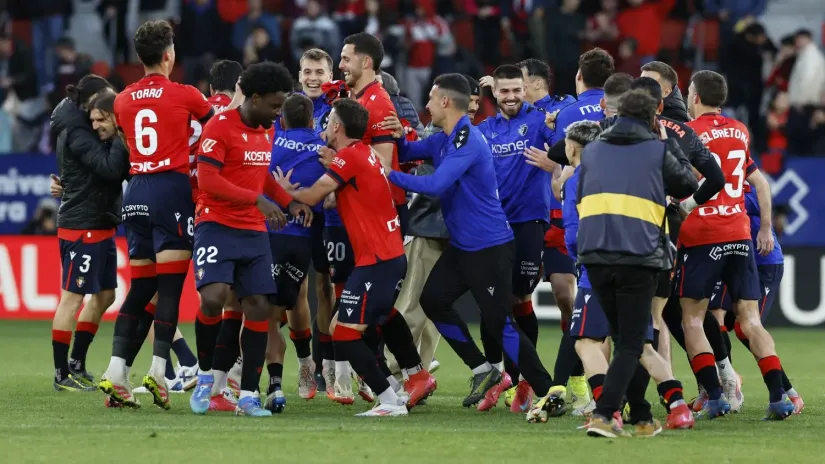 Slavlje fudbalera Osasune (©Reuters)