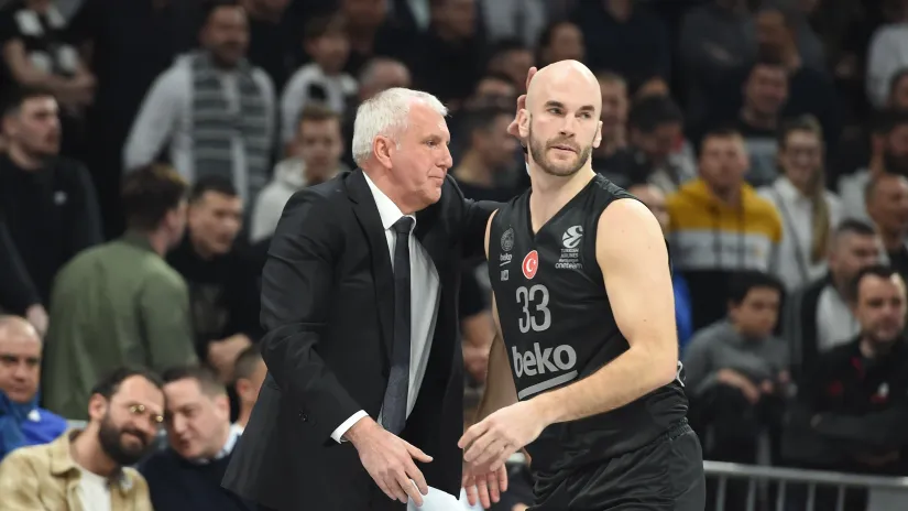 Željko Obradović i Nik Kalates (©MN Press)