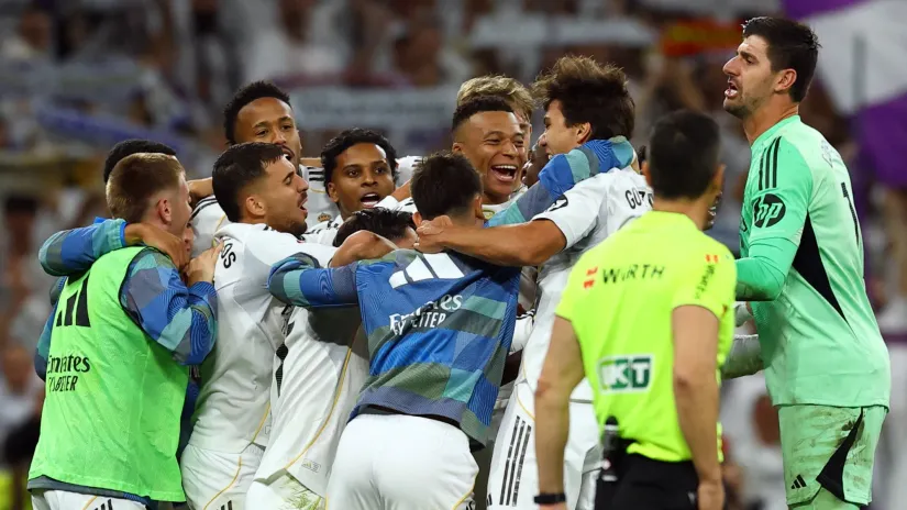 Slavlje fudbalera Reala (©Reuters)