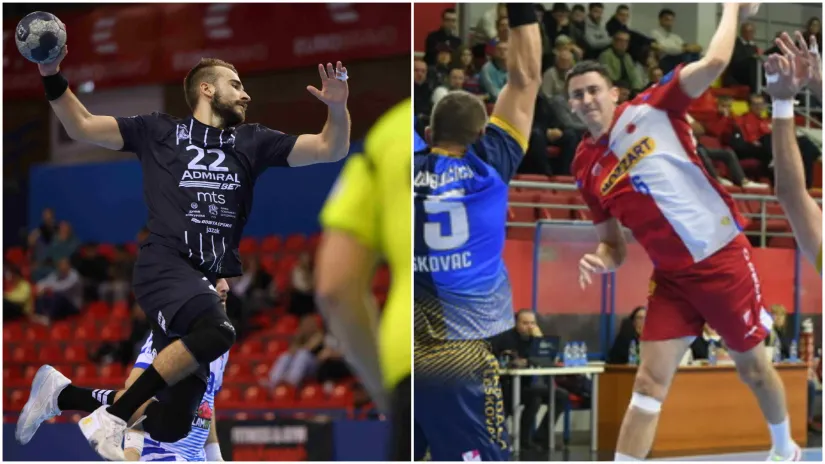 Ivan Mićić i Milan Milić (©ARKUS liga, ©RK Vojvodina)