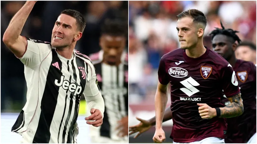 Dušan Vlahović i Ivan Ilić (©Reuters)