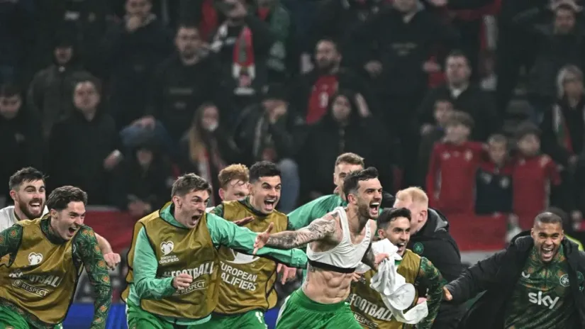 Troj Perot i Irci slave gol za baraž (©AFP)