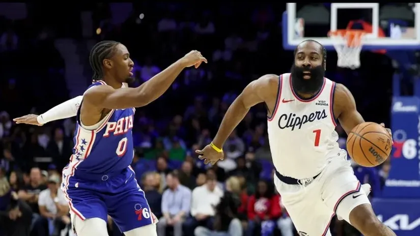 Tajris Maksi i Džejms Harden (AFP)